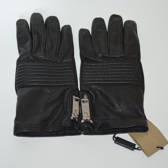 NWT BURBERRY BRITGLOVE LEATHER GLOVES - Picture 1 of 5